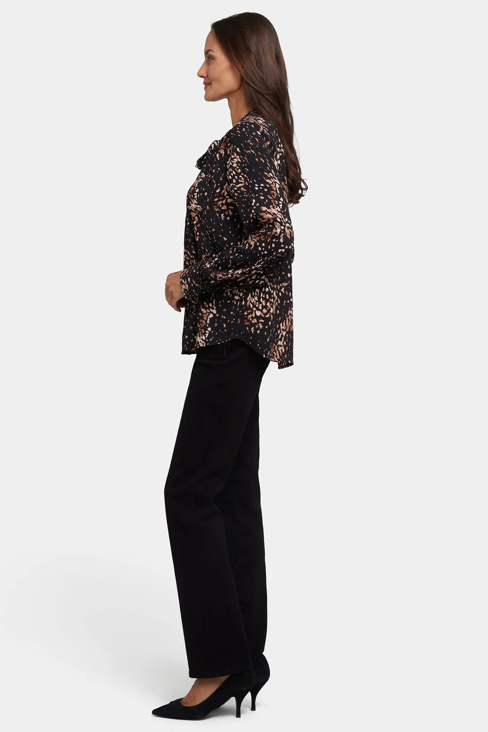 NYDJ Tie-Neck Bluse Le Montclair mit Schluppe