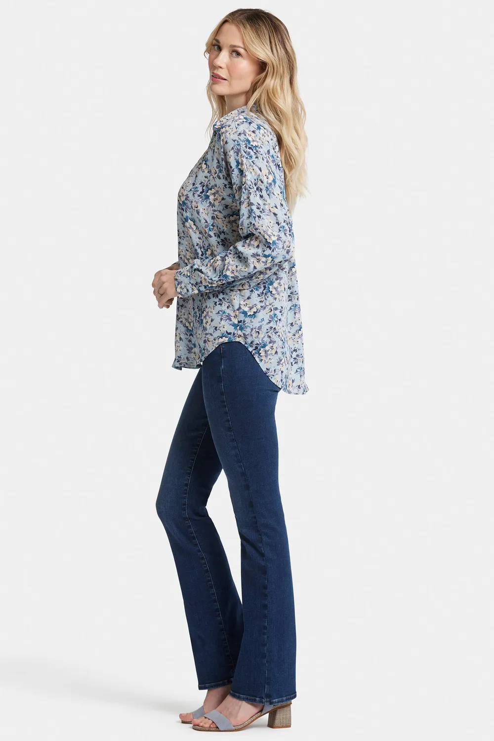 NYDJ Becky Blouse Bluse Alpine Valley aus Georgette