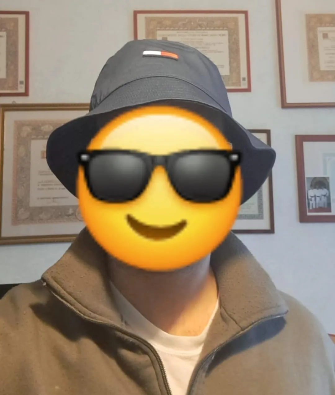 Tommy Jeans TJM Flag Bucket Hat Hut weiß Baumwolle