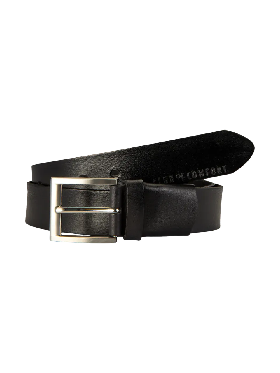 Club of Comfort Leder A 50 Gürtel schwarz Stretch