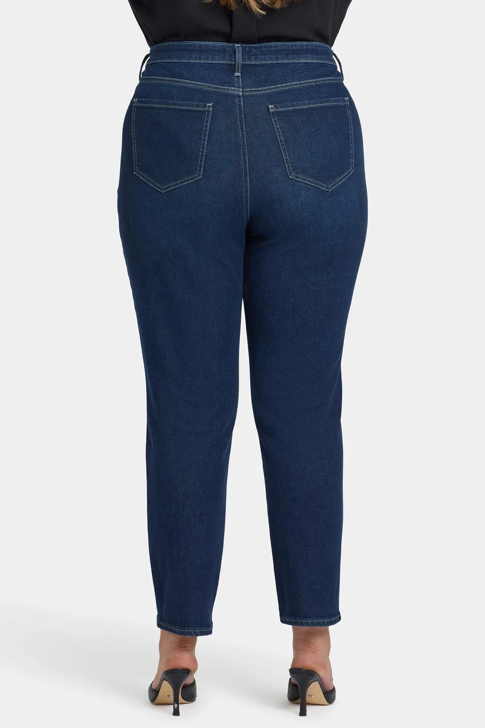 NYDJ Margot Girlfriend Jeans Plus Midnight Breeze dunkelblau