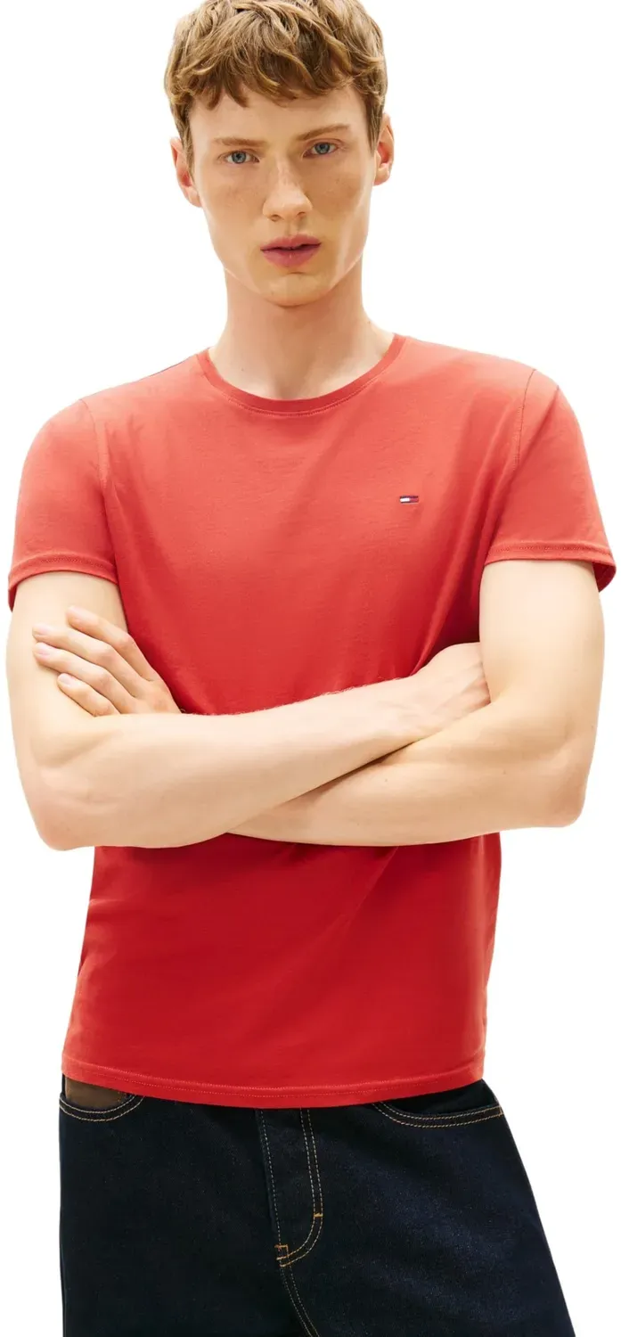 Tommy Jeans TJM Xslim Jersey Tee DM0DM04411 Beige