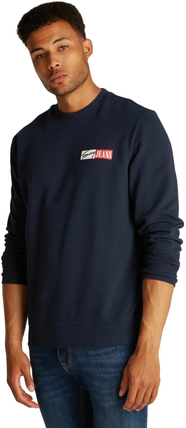 Tommy Jeans Entry Graphic Sweatshirt S Rundhals schwarz