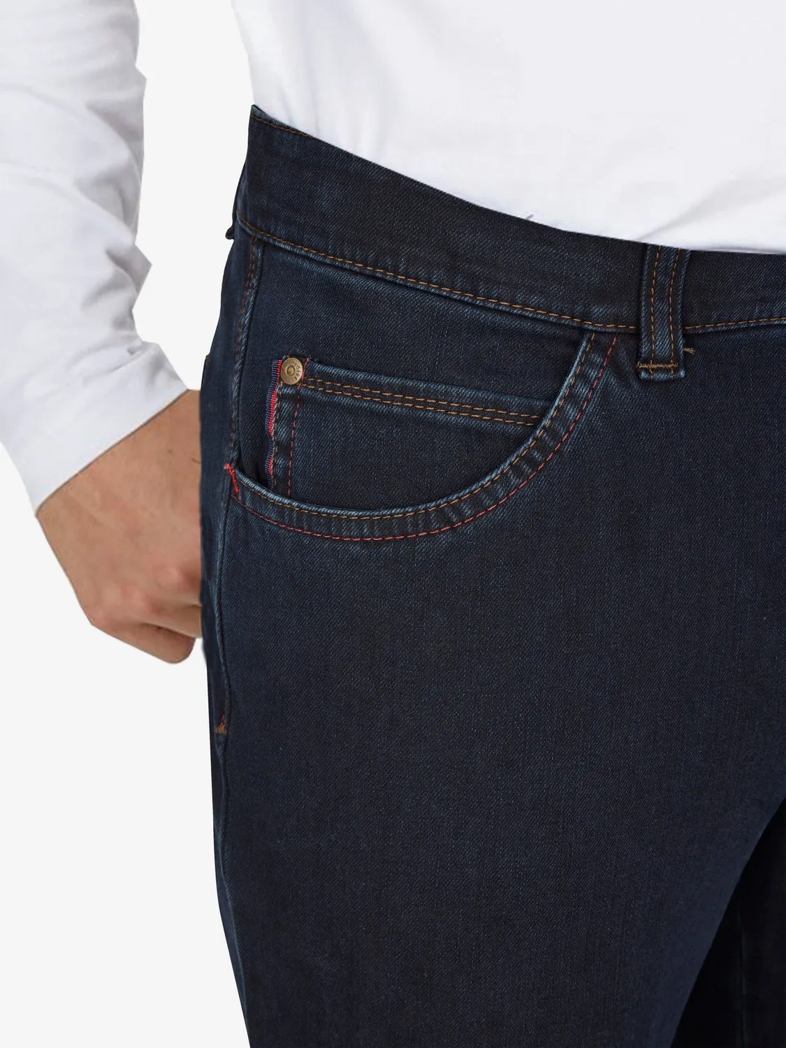 Club of Comfort Marvin 7054 Jeans dunkelblau Comfortbund