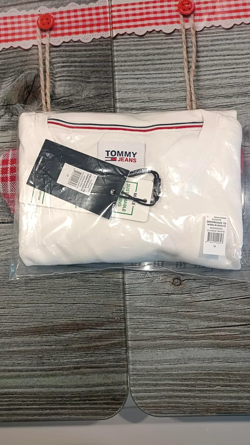 Tommy Jeans TJM Original Langarmshirt L Baumwolle