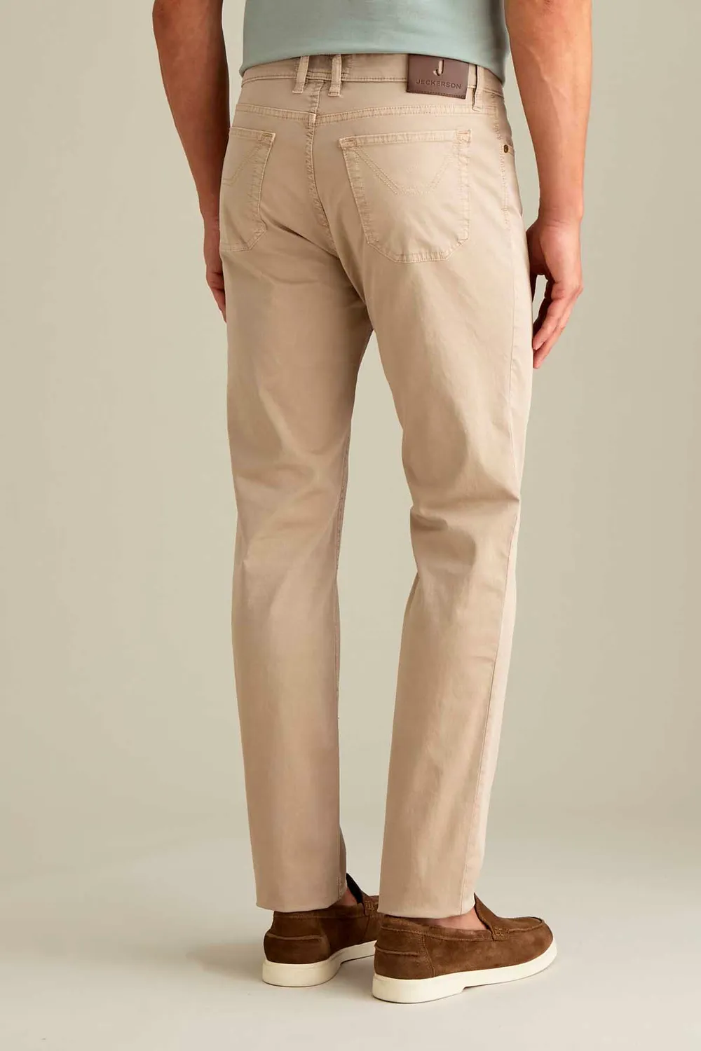 Jeckerson Jordan Hose Slim Fit beige Zement Stretch