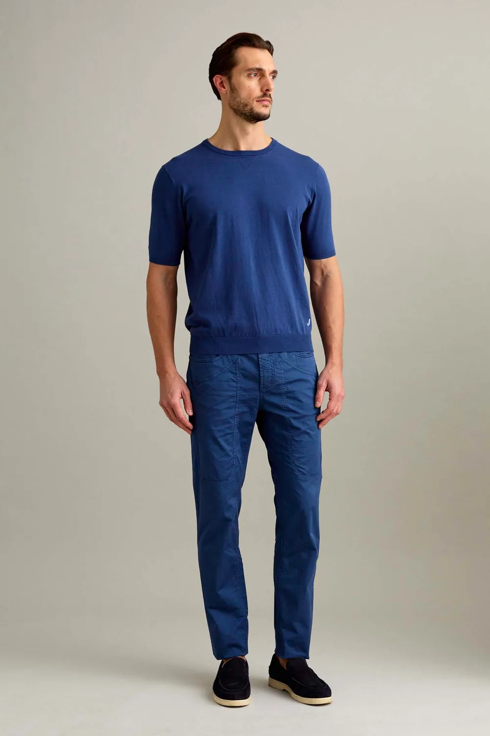 Jeckerson John Toppa Slim Fit Stoffhose Mittelblau
