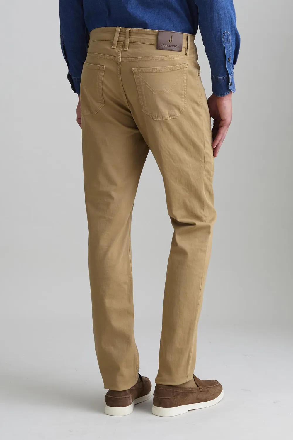Jeckerson John Slim Fit Chino Haselnuss Peach-Skin